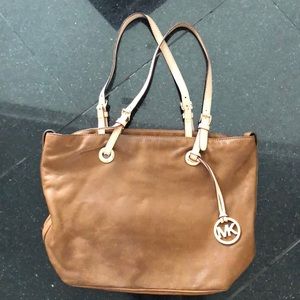 Michael Kors Brown leather tote